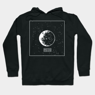 Crescent Moon pixel art Hoodie